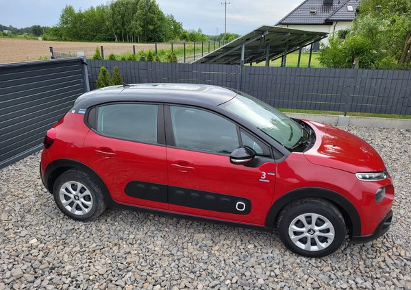 Citroen C3 cena 23500 przebieg: 94000, rok produkcji 2019 z Dobra małe 407